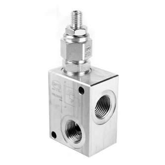 Overflow valve 35 LPM 1/2" BSP 100-350 BAR