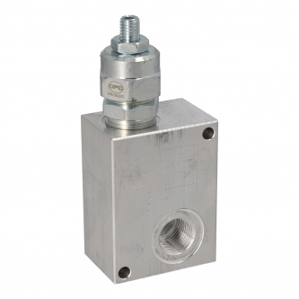 Relief valve 80 LPM 1/2" BSP 30-260 BAR