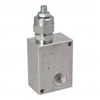 Overflow valve 80 LPM 1/2 "BSP 130-350 BAR