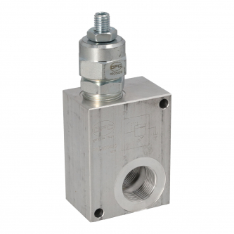 Relief valve 80 LPM 3/4" BSP 30-260 BAR