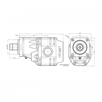 Hydraulic pump ISO-61 P