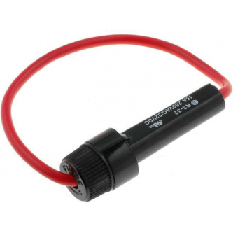 5x20mm tubular fuses socket through mounting