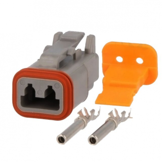 Complete plug Deutsch DT06 female 2pin