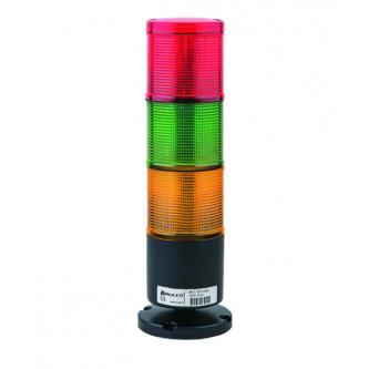 Signaling column 3 LED colors with sound 12-24 AC / DC