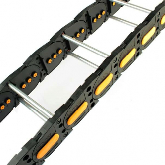 Brevetti Stendalto series 307B energy chain (aluminum bars every second link)