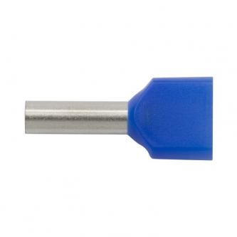 Insulated ferrule terminal TID 2x2.5mm2/10mm, blue, tin-plated