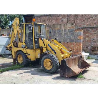 Komatsu WB70A backhoe loader