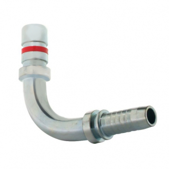 Hose nipple - 90 °, plug 1/2 "DN 16mm, connection 1/2" (13.6 mm)