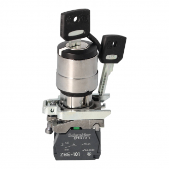 Rotary switch 3-position key switch with contacts