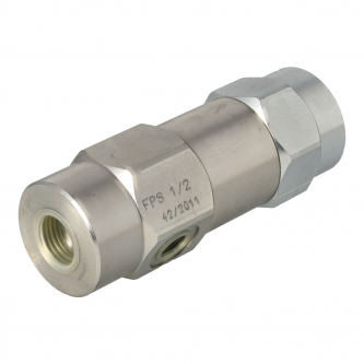 Single linear check valve FPS 1/2" BSP