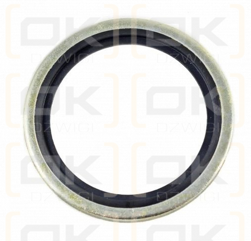 Met-rubber pad. R1/4"