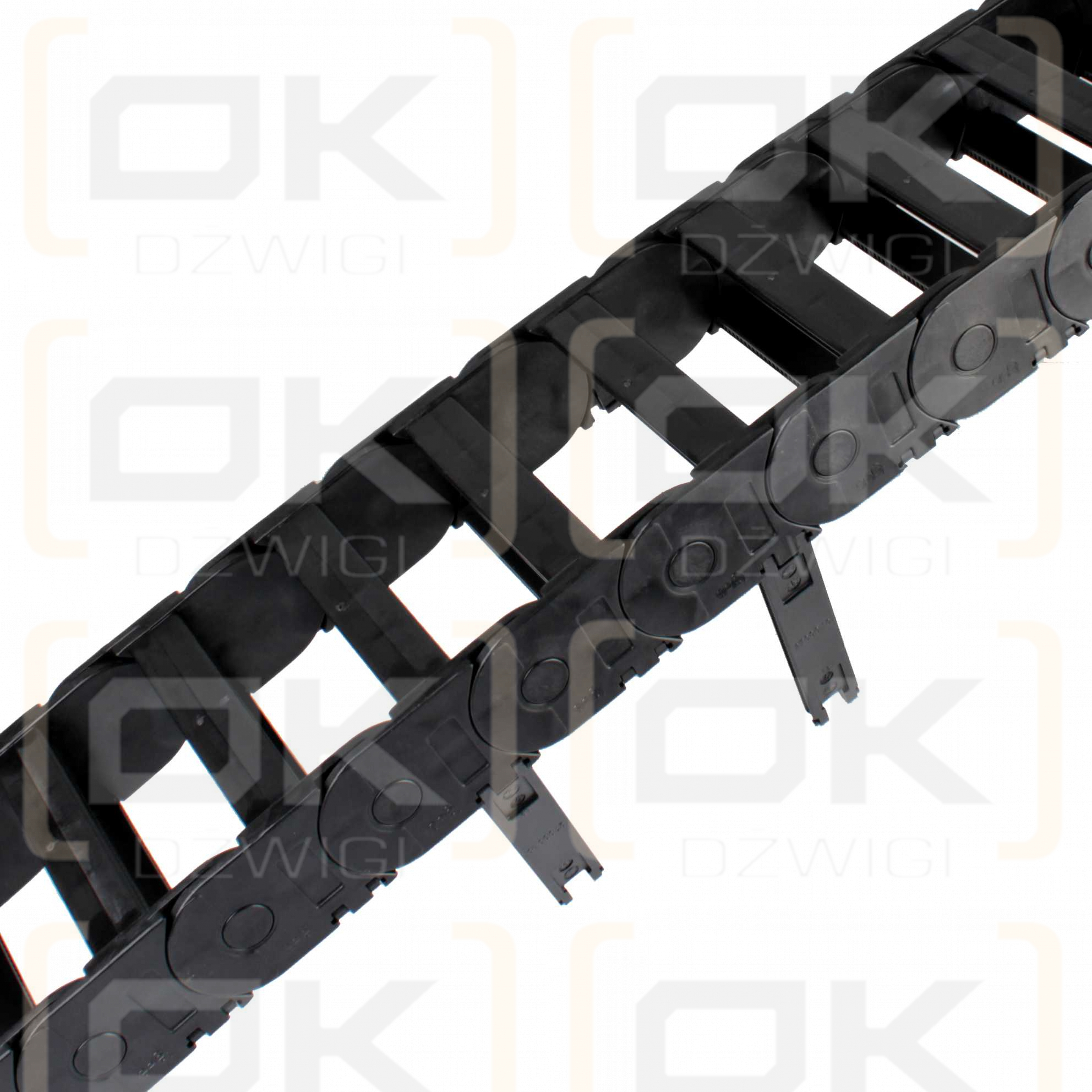 Energy chain series 2600 (Opens along the inside radius)